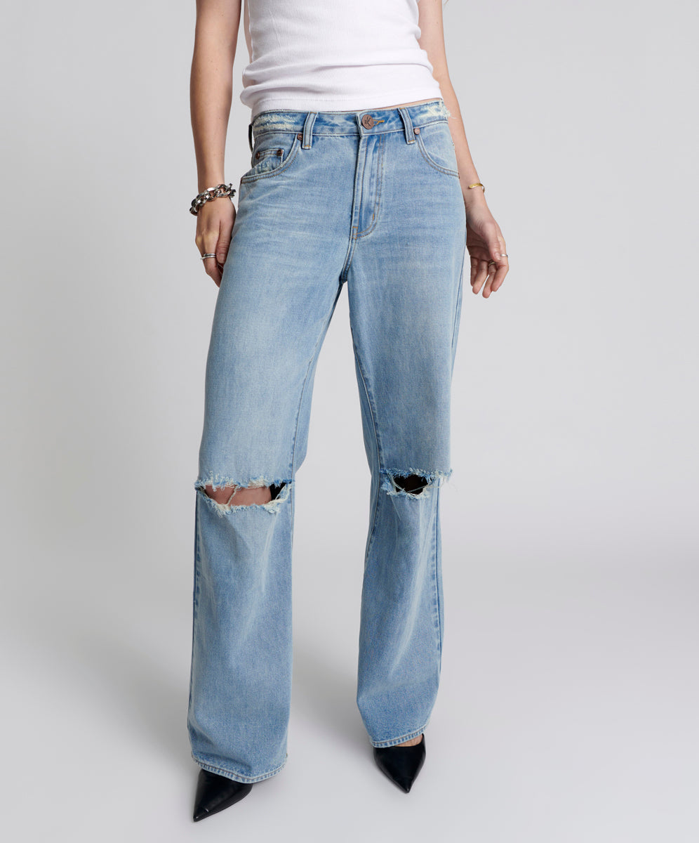 Products HENDRIXE JACKSON MID WAIST WIDE LEG JEANS