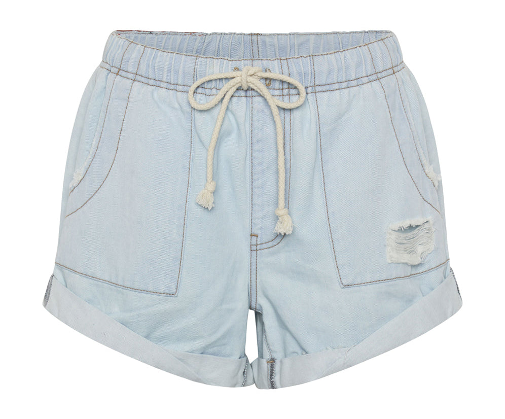 LE SURF SHABBY BANDIT DRAWSTRING BOYFRIEND SHORT