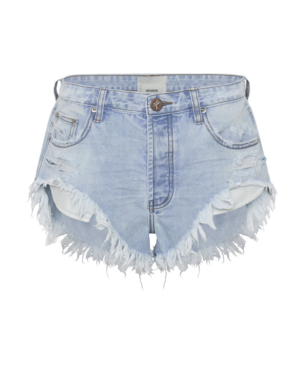 Products BLUE LATTE ROLLERS DENIM SHORTS
