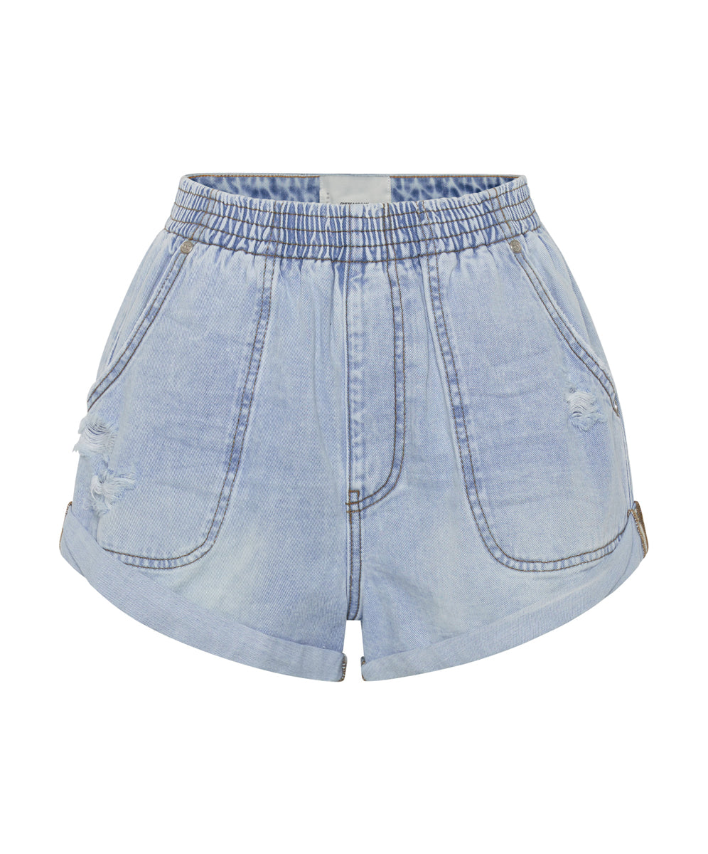 Products BLUE LATTE HUNTERS MID LENGTH RELAXED SHORTS
