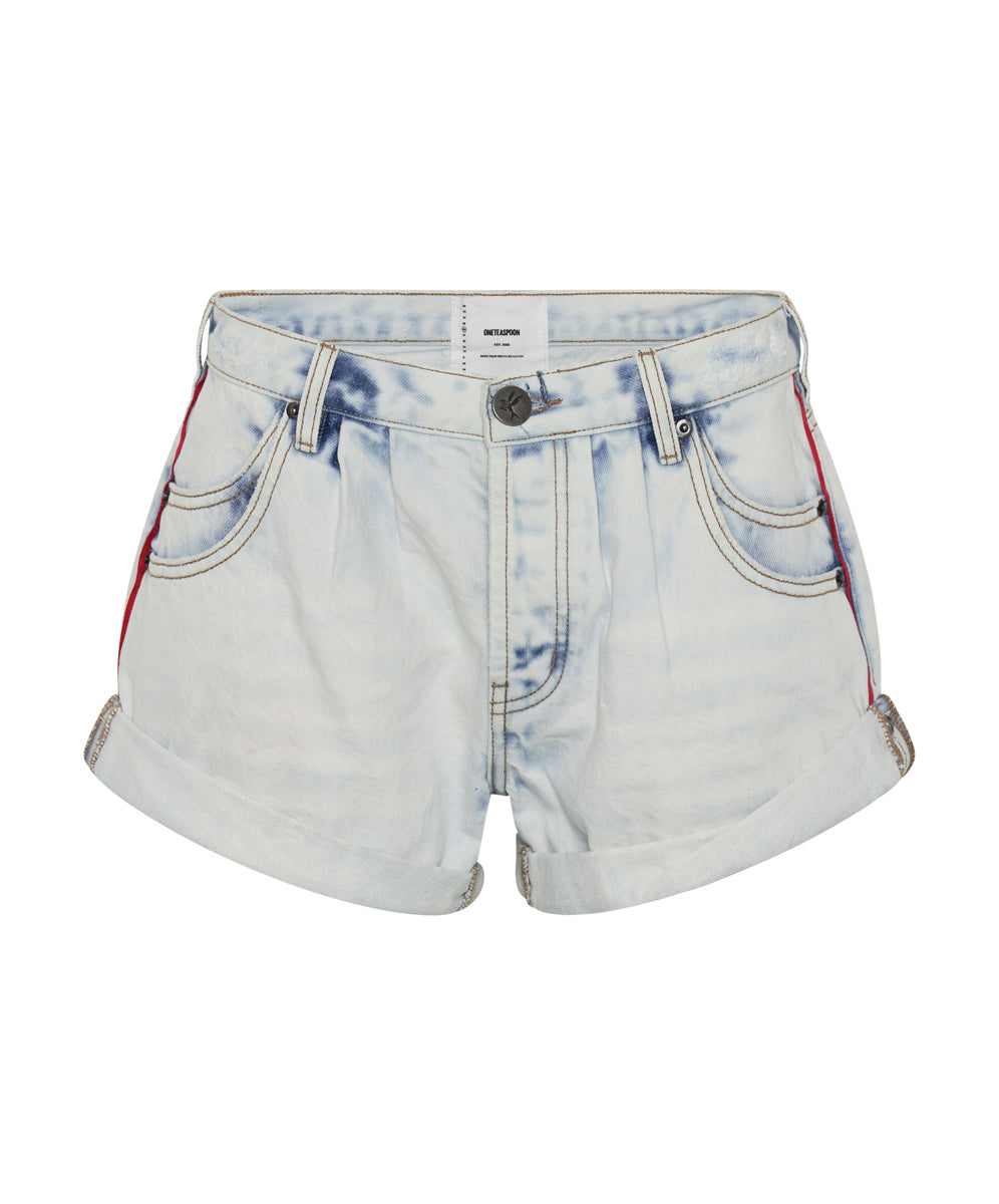 Products FLORENCE SMITHS TAILORED LOW WAIST DENIM SHORTS