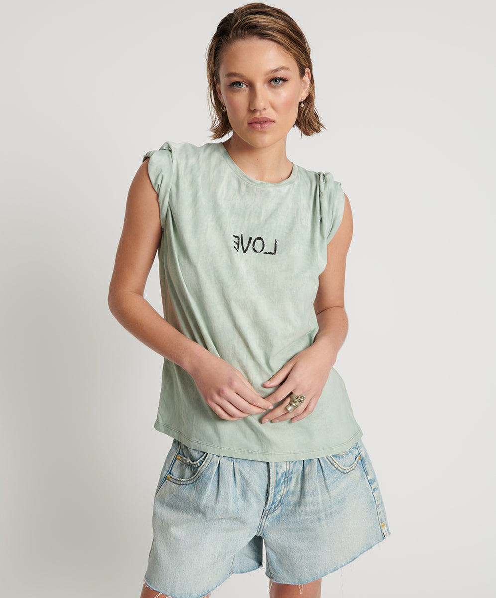 Products LOVE STAINED CREW TEE