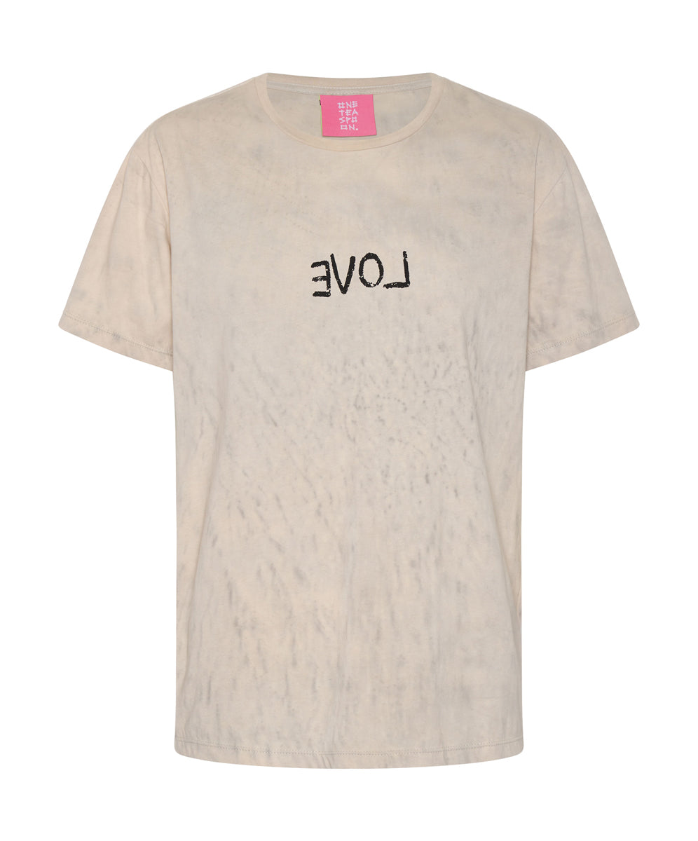 Products LOVE STAINED ORGANIC COTTON CREW TEE