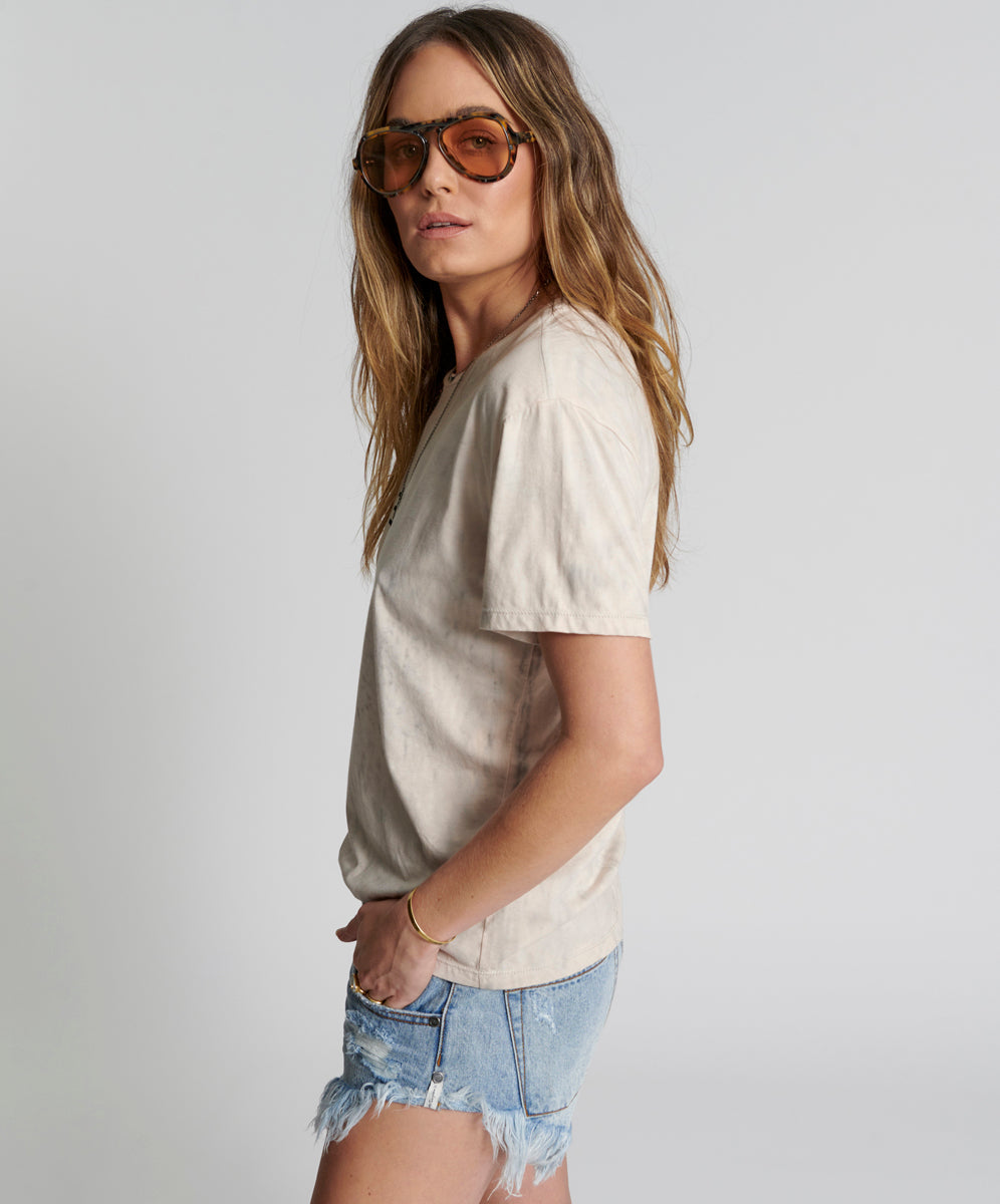 Products LOVE STAINED ORGANIC COTTON CREW TEE