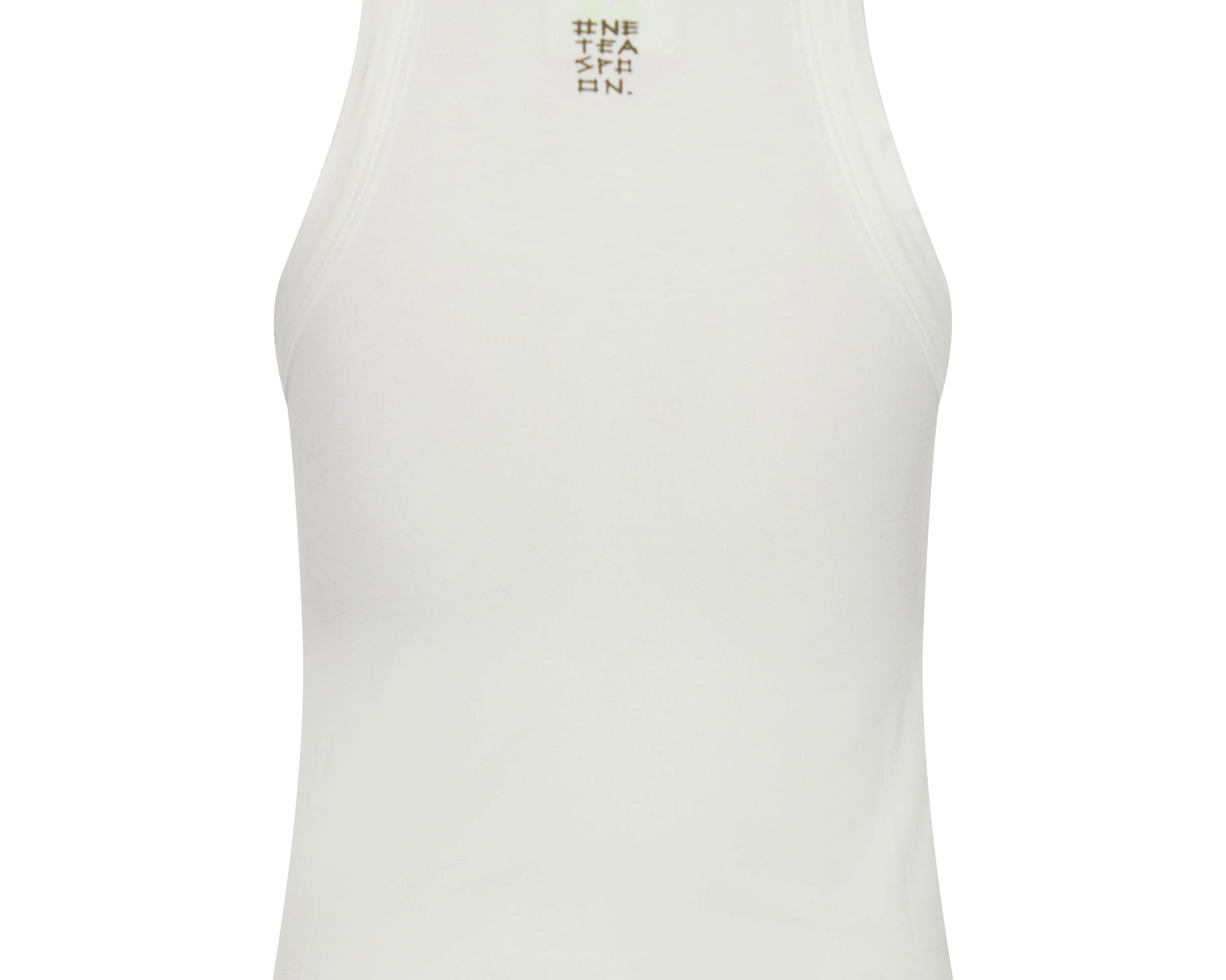 Miami Bamboo Logo Tank Top - White