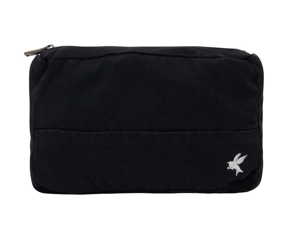 DOUBLE BASS DENIM CLUTCH