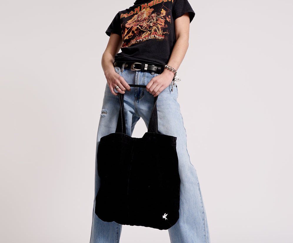 DOUBLE BASS DENIM TOTE