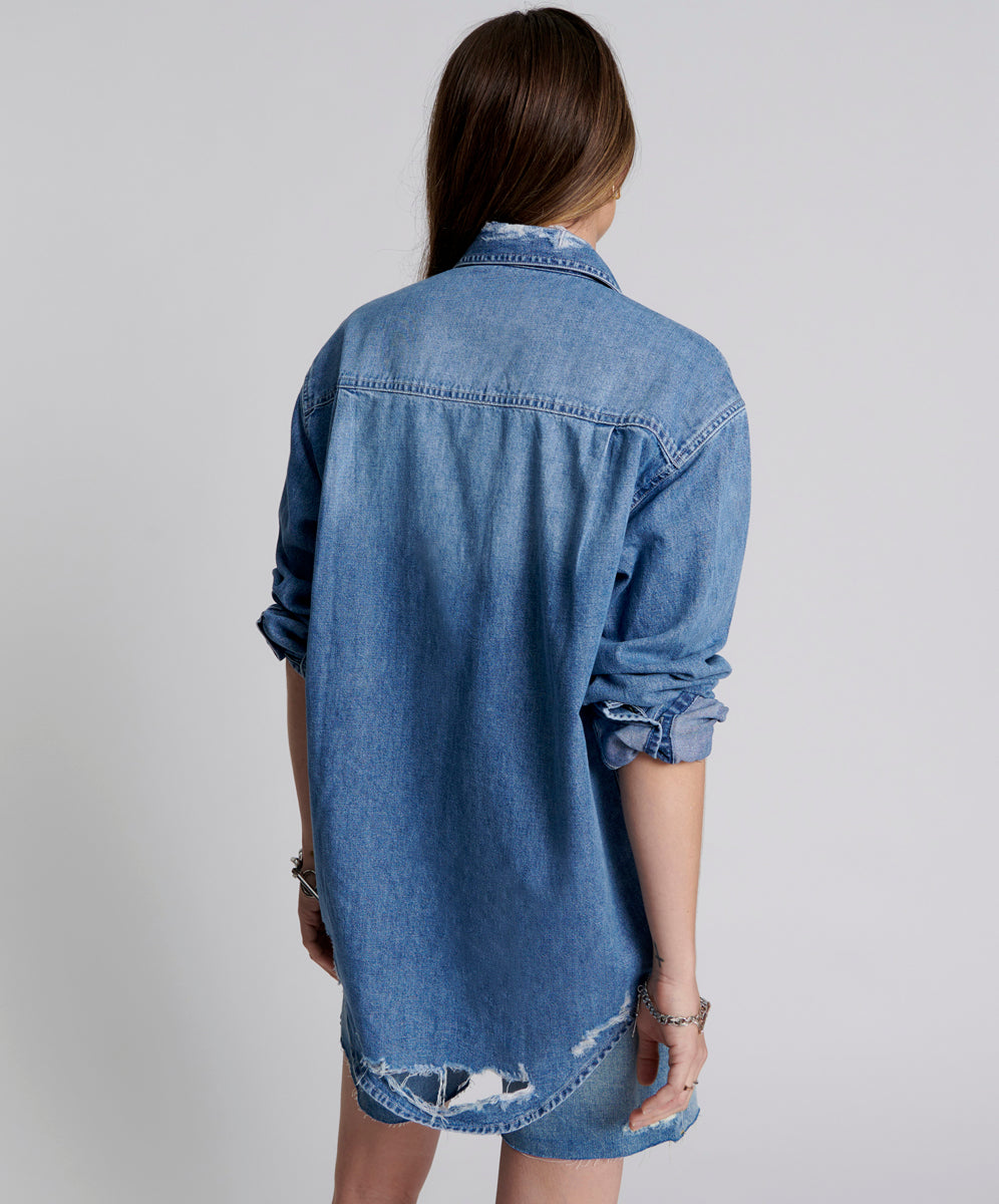 Western Denim Shirt - Pacifica | One Teaspoon
