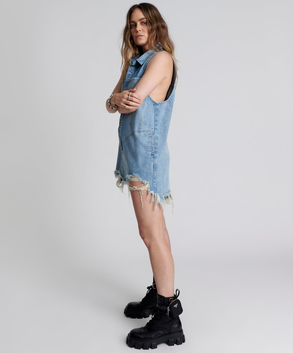 Products HENDRIXE BRAXTON DENIM DRESS