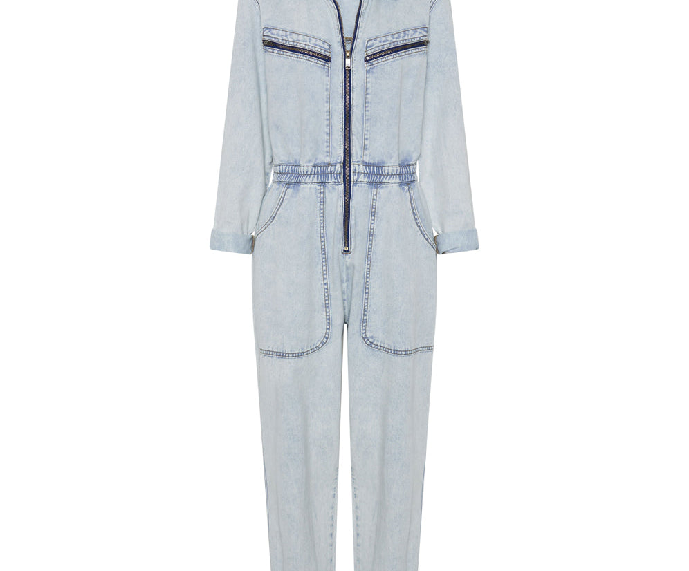 FLORENCE OLIVIA DENIM JUMPSUIT