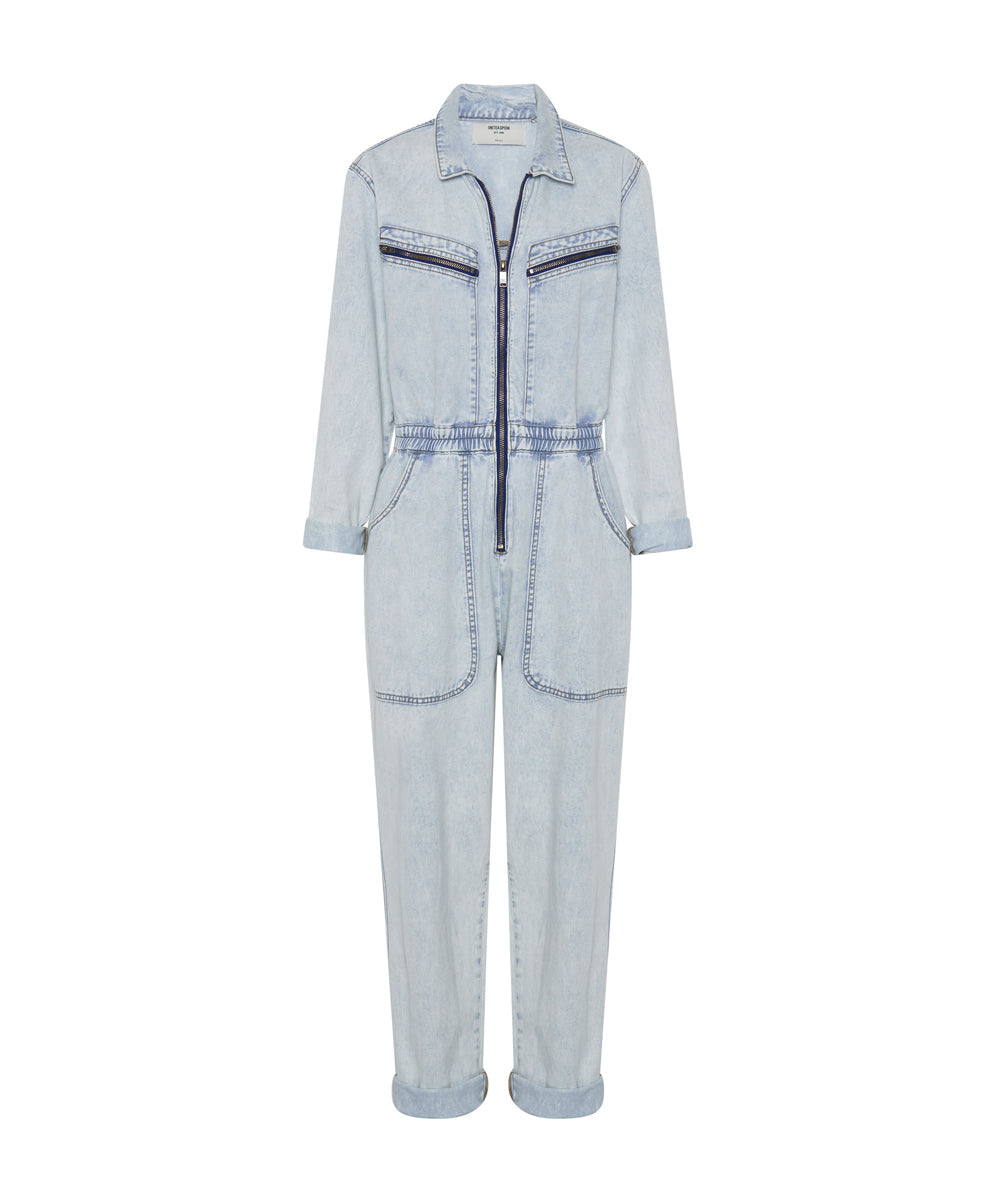 Products FLORENCE OLIVIA DENIM JUMPSUIT