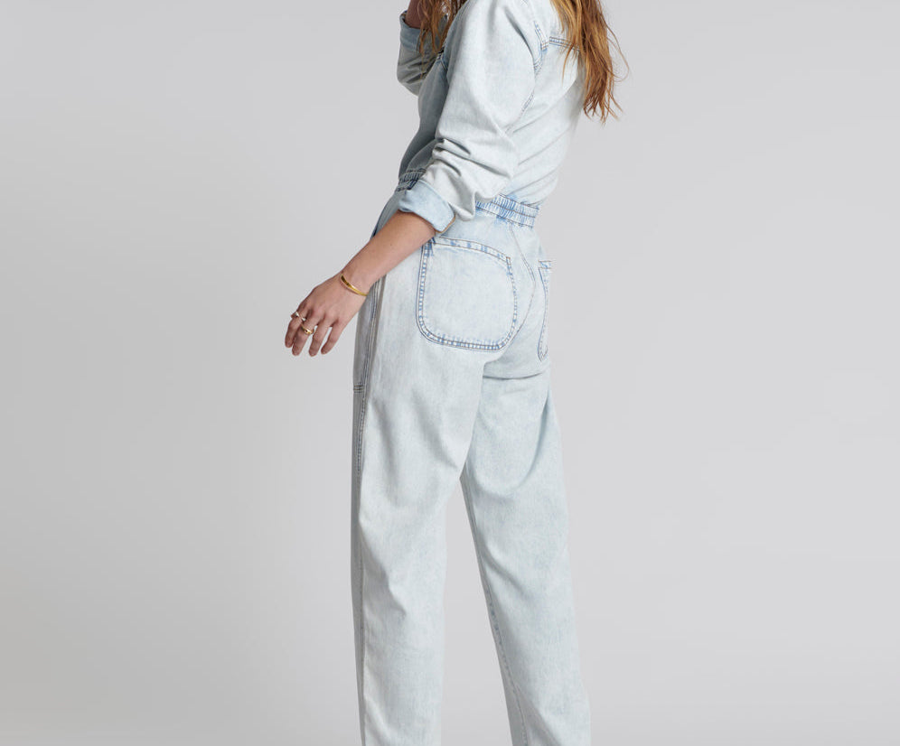 FLORENCE OLIVIA DENIM JUMPSUIT