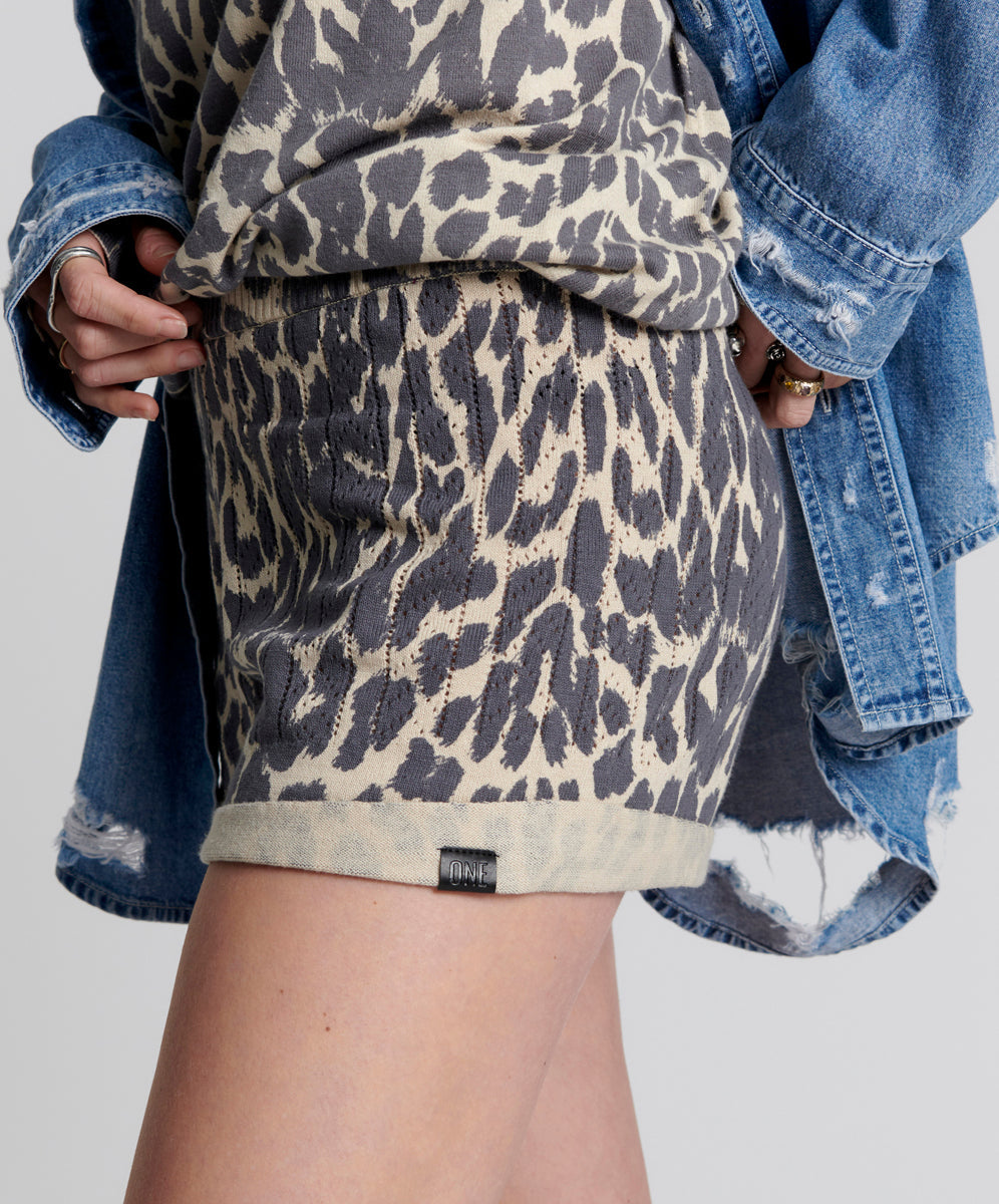 Jungle Animal New Mexico Shorts - Animal | One Teaspoon