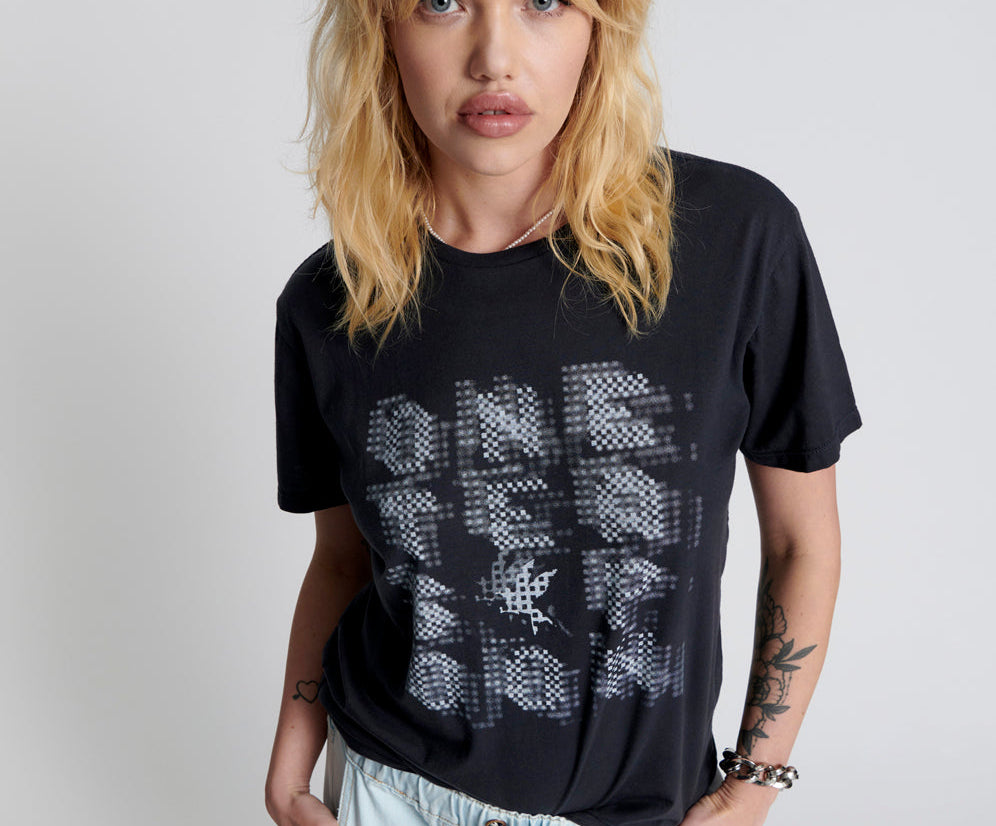 ONE TEASPOON POSTER PRINT CREW TEE