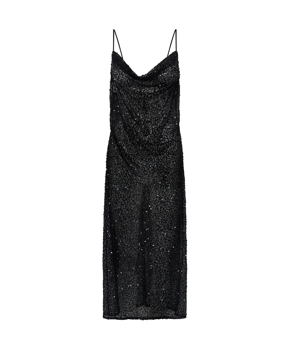 Last Stock STELLAR HAND BEADED SLIP DRESS