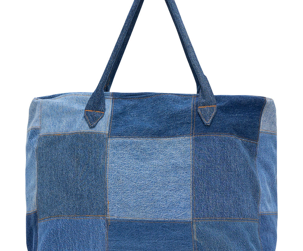 VINTAGE REWORKED PATCHWORK DENIM BAG