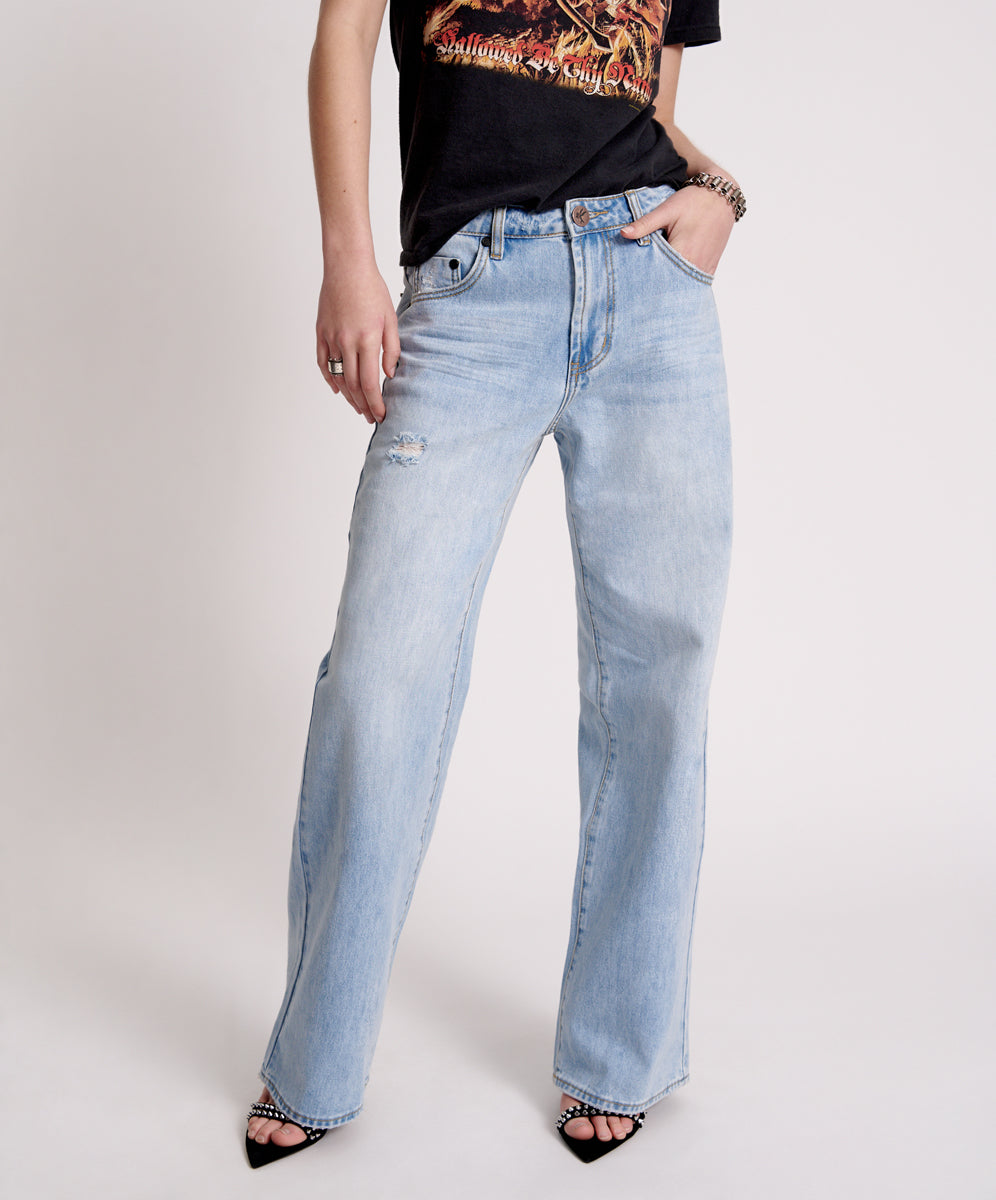 Products HENDRIXE JACKSONS MID WAIST WIDE LEG JEANS