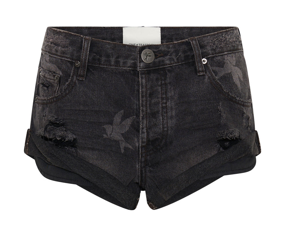 THE BOWER BANDITS LOW WAIST DENIM SHORT