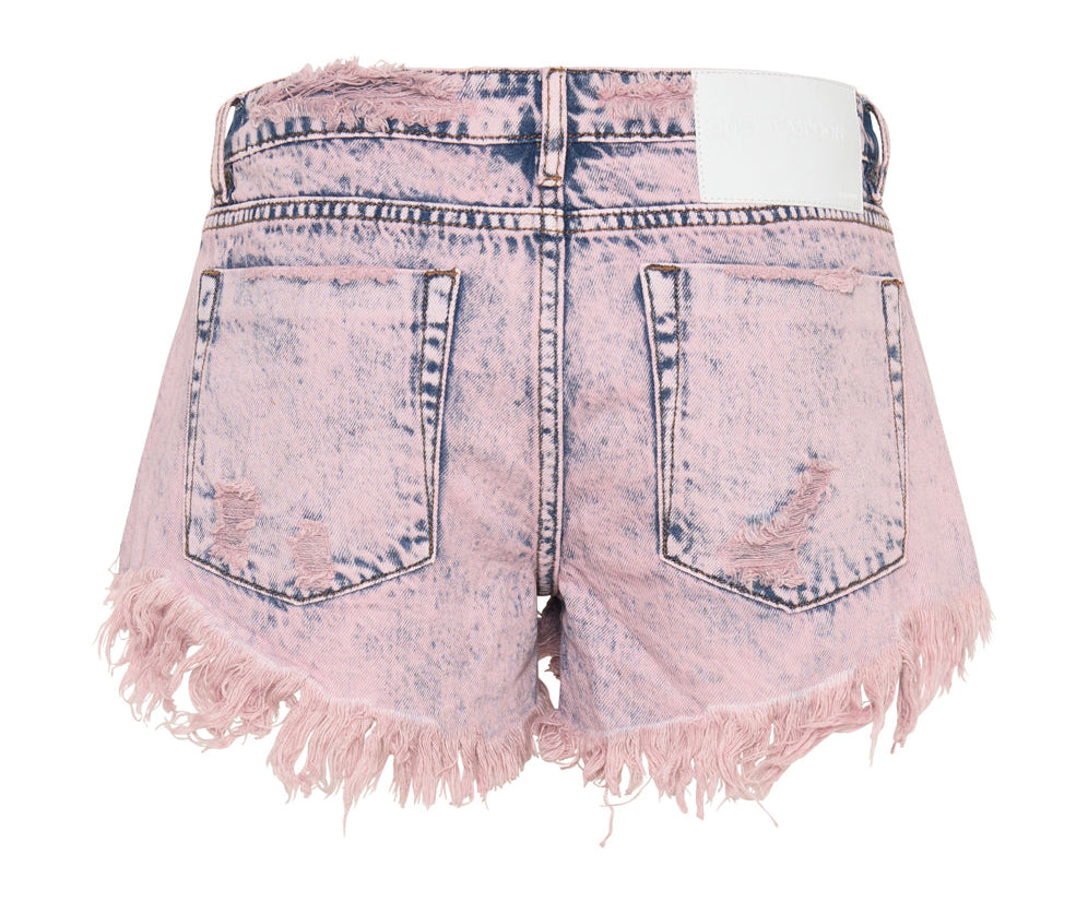 DUSTY BONITAS LOW WAIST DENIM SHORTS