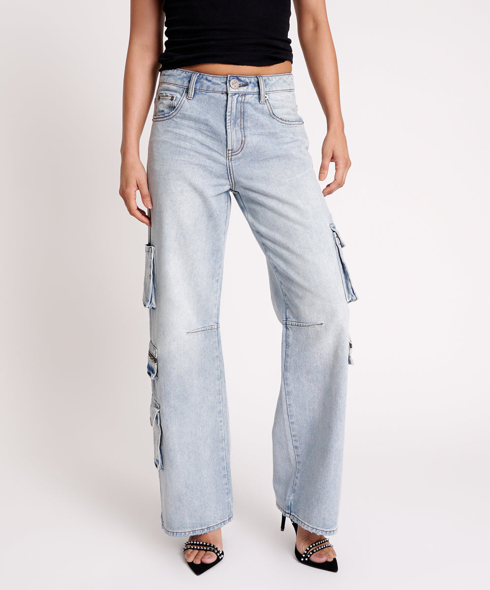 Products DREAM CARGO JACKSON WIDE LEG JEANS