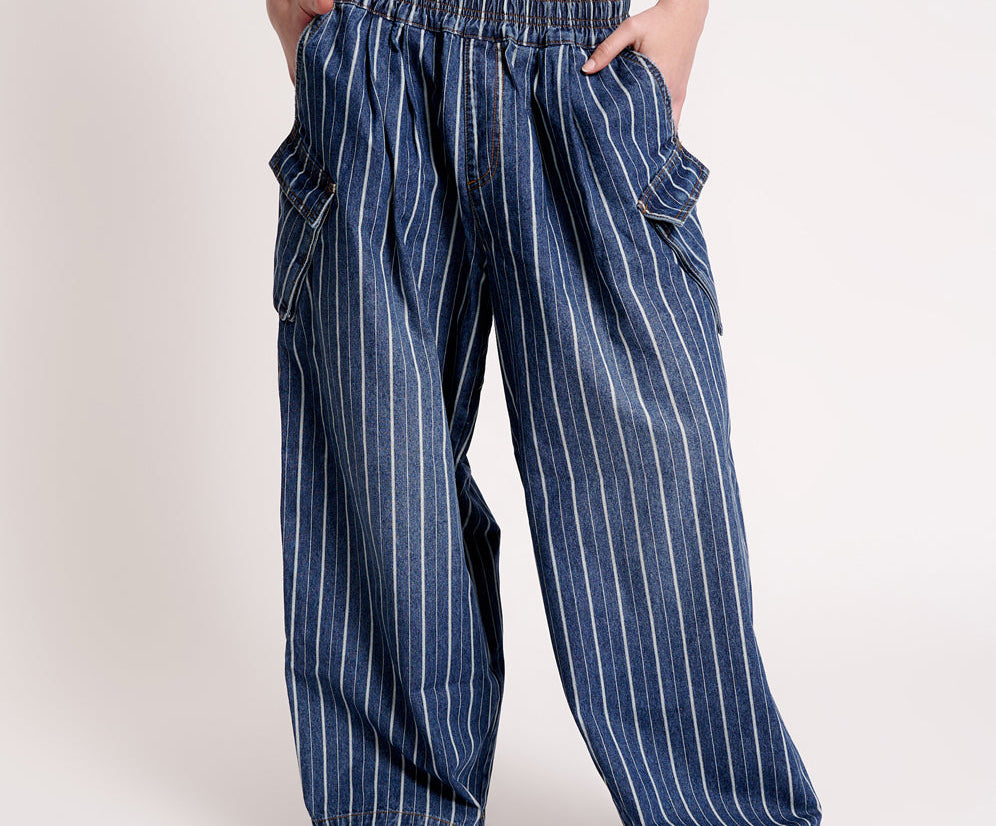 LE STRIPE PARACHUTE PANTS