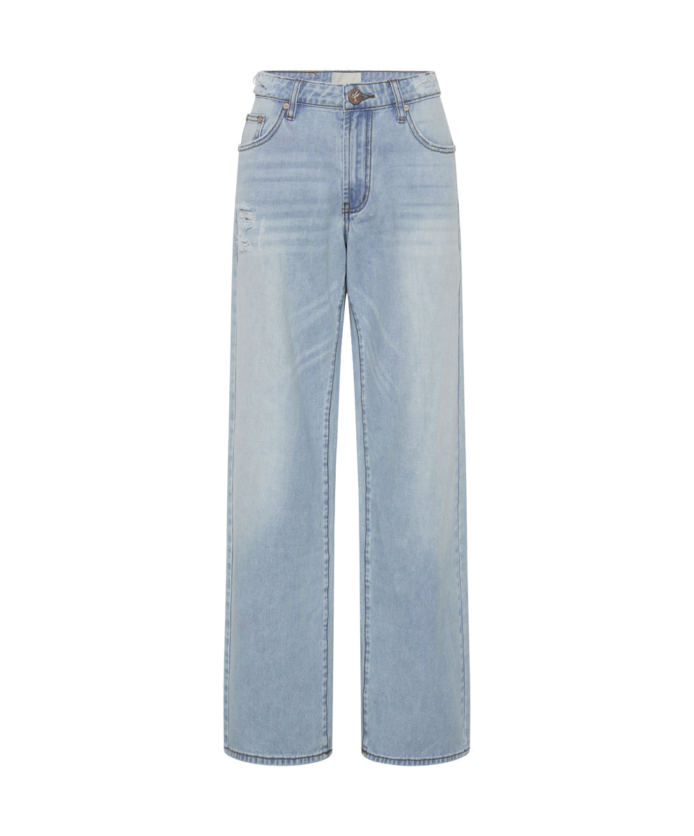 Products BLUE LATTE LOWRIDER WIDE LEG JEANS