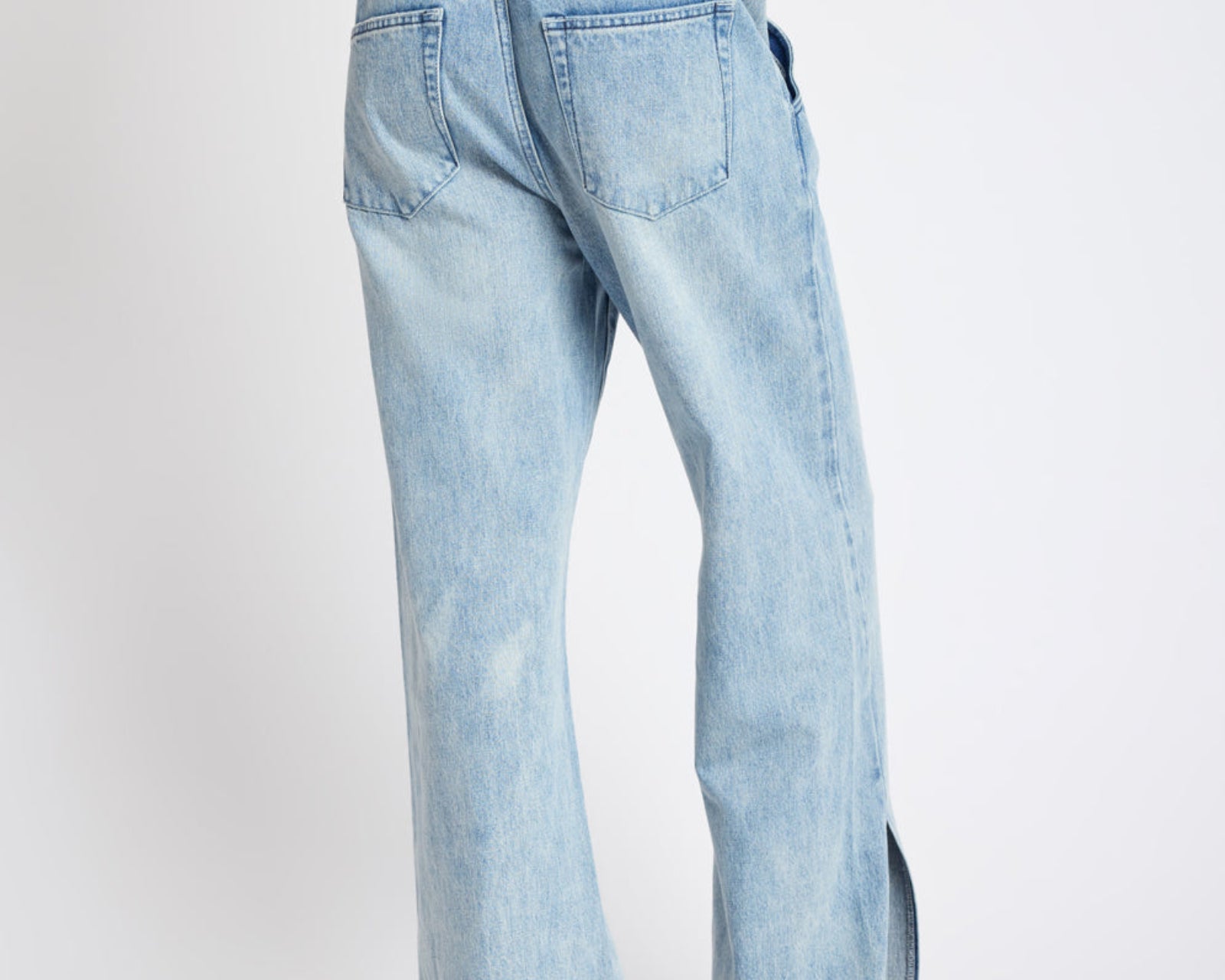 Roadhouse Wide Leg Drawstring Denim Jeans - Salty Dog