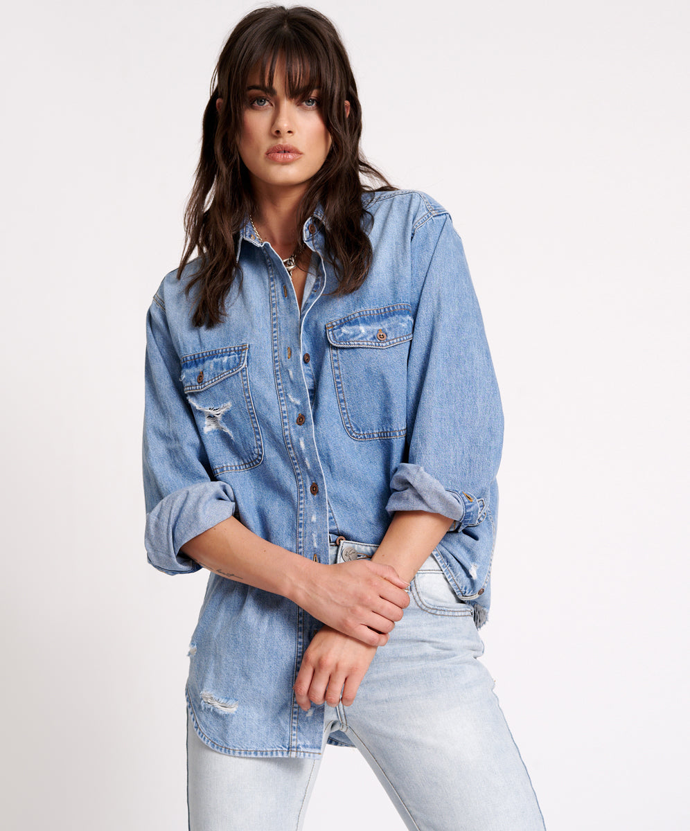 Products PACIFICA CLASSIC EVERYDAY DENIM SHIRT