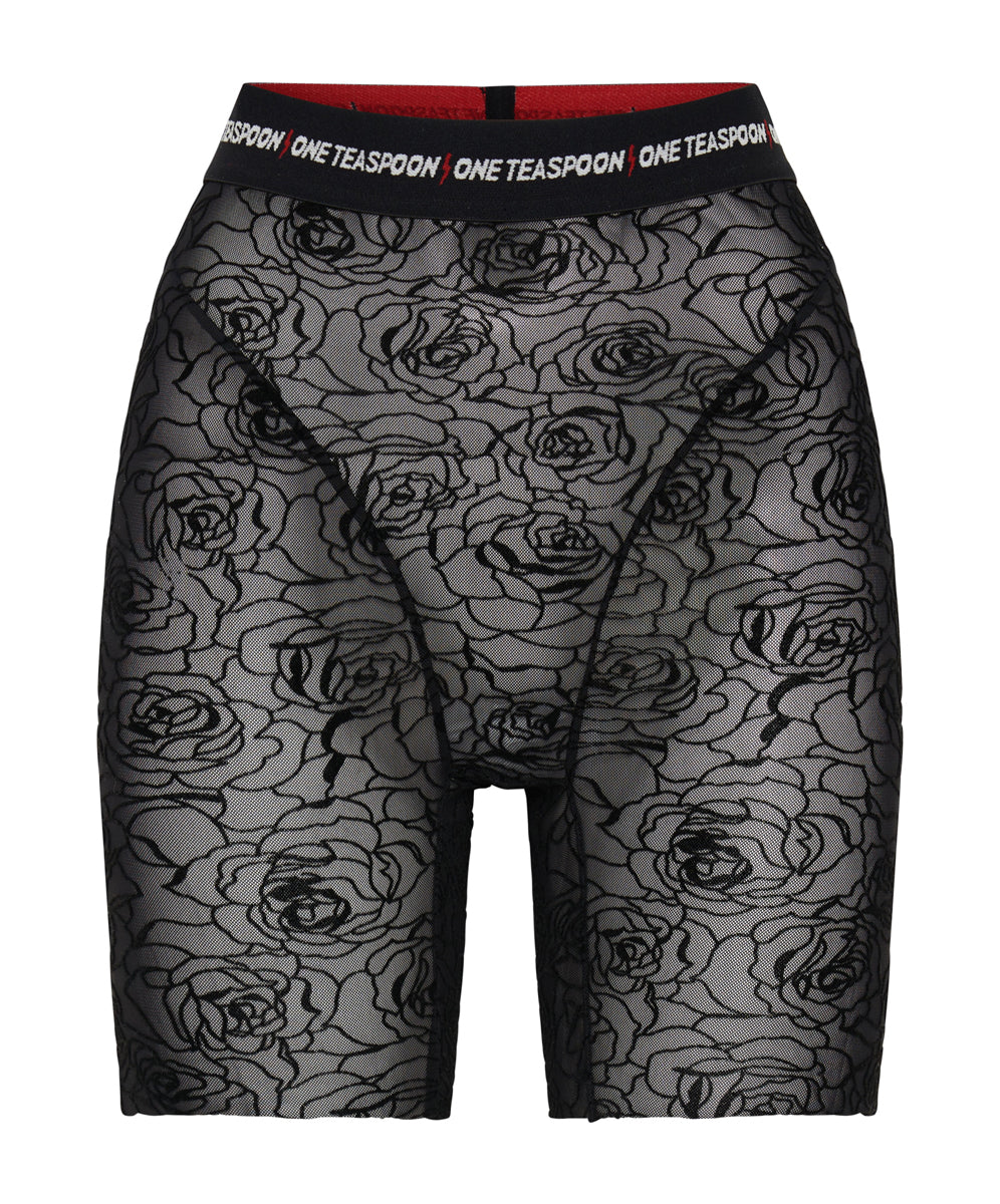 Products POISON ROSE MESH BIKE SHORTS