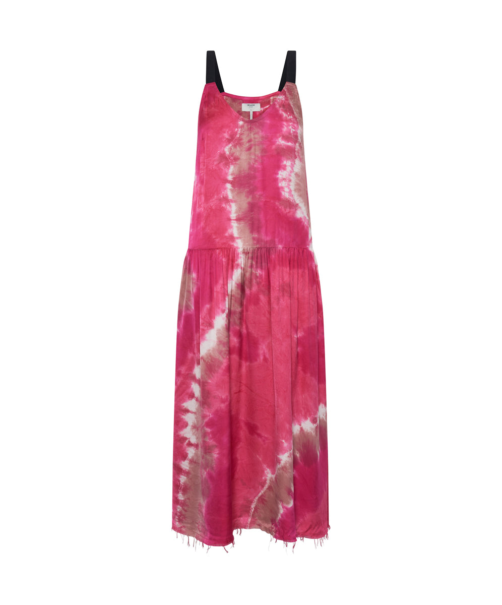 Products SATIN SOLAR FLARE RUNWAY CAMI DRESS