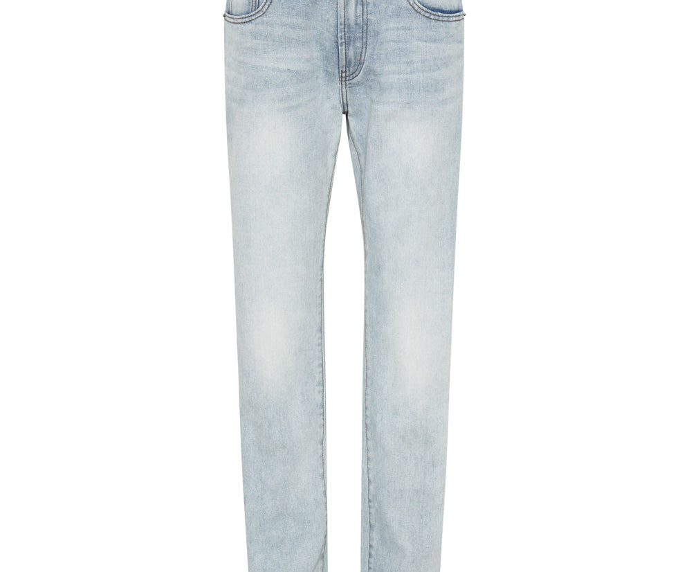 Truckers Mid Waist Straight Leg Denim Jeans - Dream