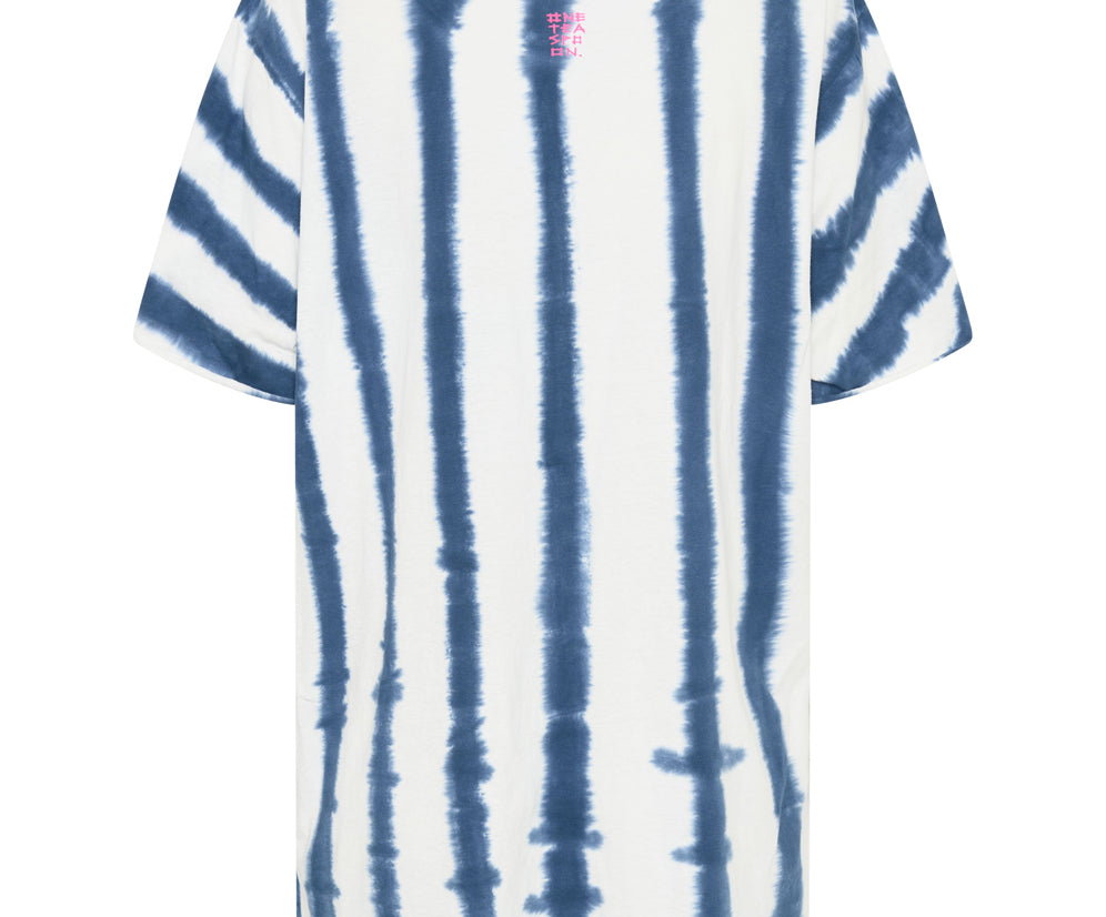 ORGANIC HAND PAINTED STRIPE UNISEX TEE