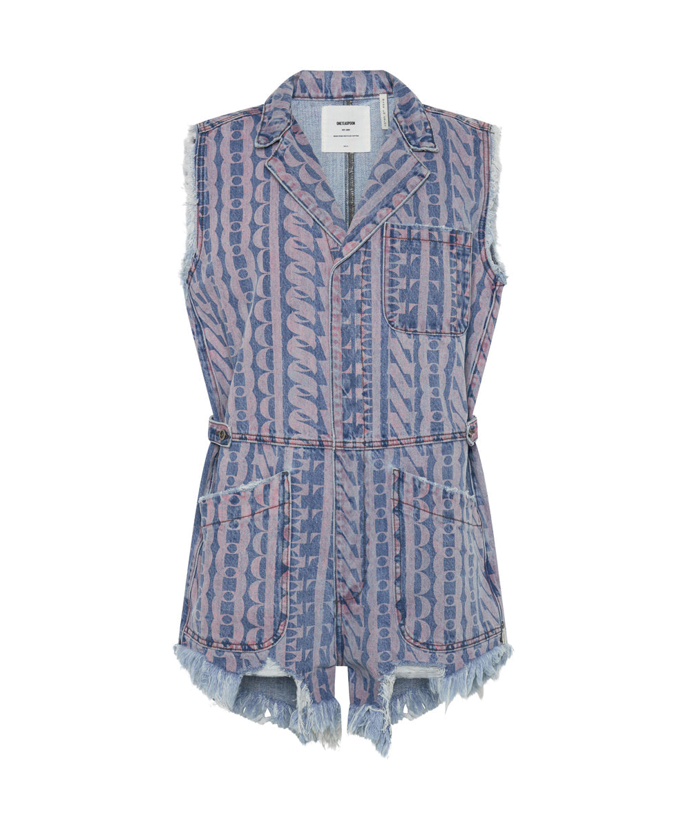 Products Palisades Denim Overalls - Pacifica