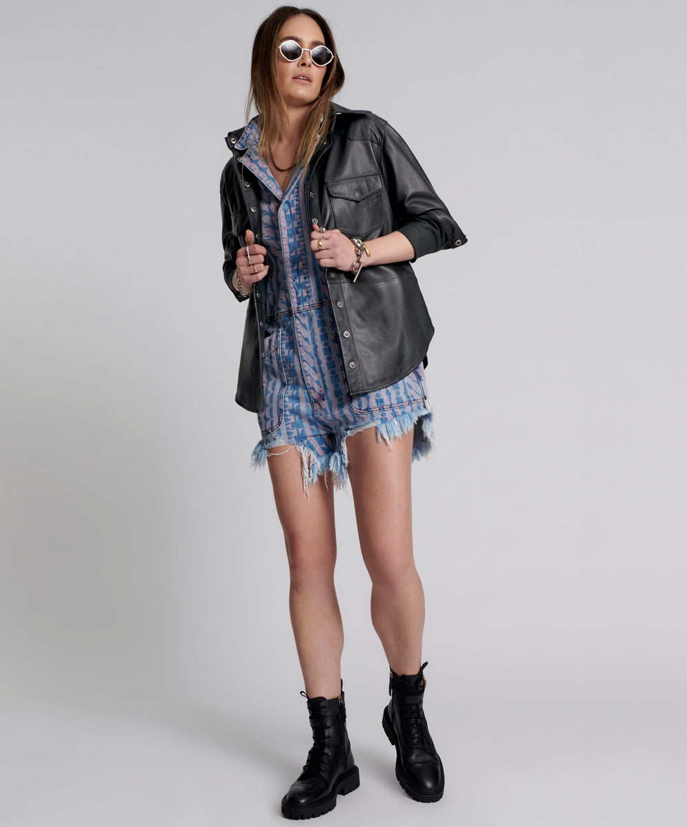 Products Palisades Denim Overalls - Pacifica