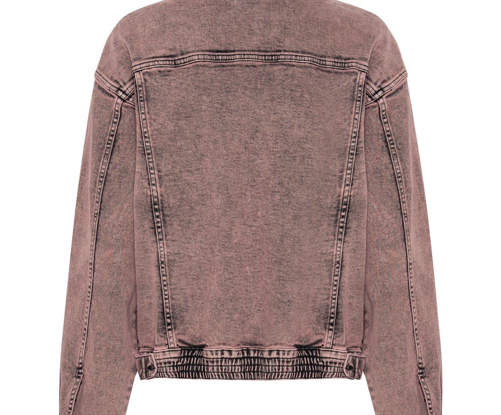 NIGHT HAZE OVERSIZED DENIM TRUCKER JACKET