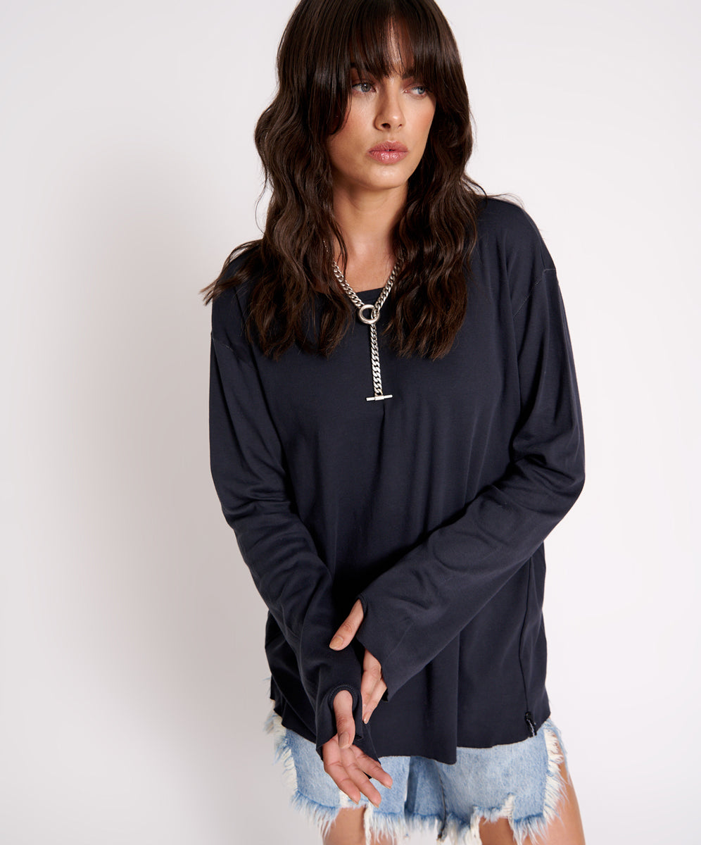 Products JAGGER BOYFRIEND LONG SLEEVE TEE