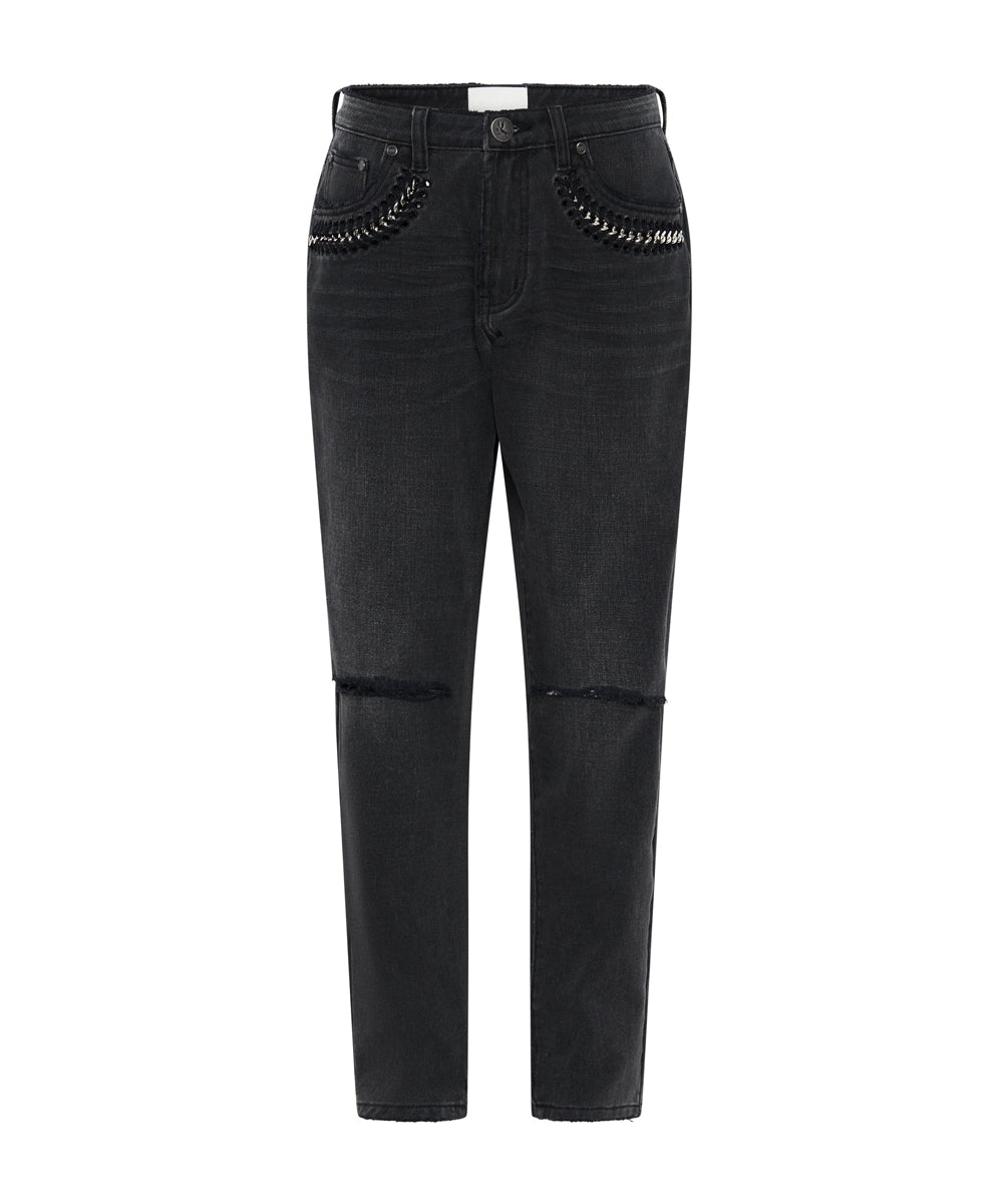 1982S High Waist Balloon Denim Jeans - Storm Grey