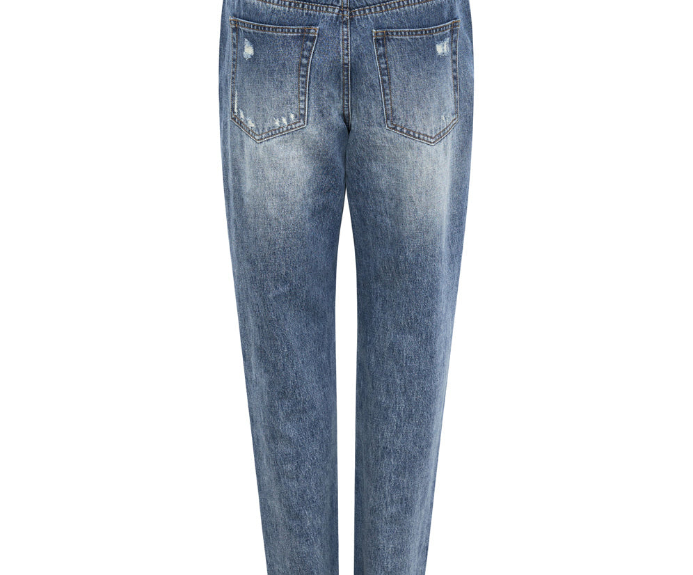 1982S High Waist Balloon Denim Jeans - Blue Love