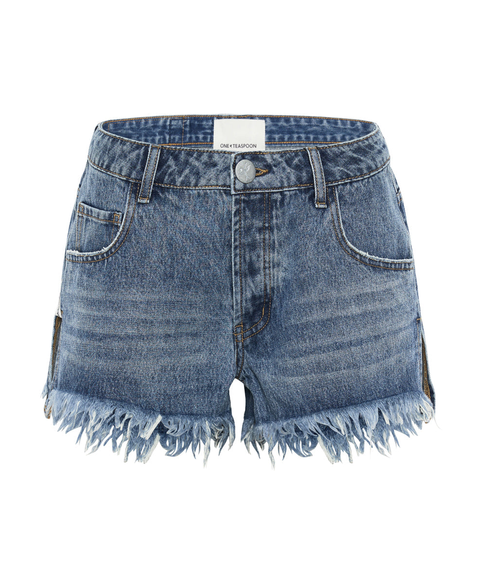 Products BLUE LOVE MARLONS LOW WAIST BOYFRIEND SHORTS