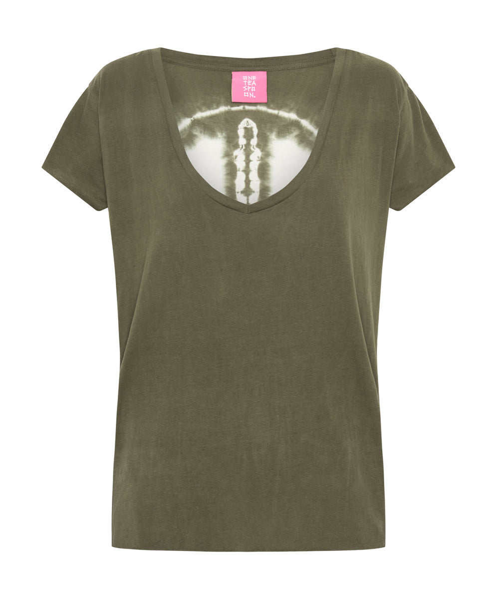 Products ORGANIC PEACE SCOOP NECK TEE