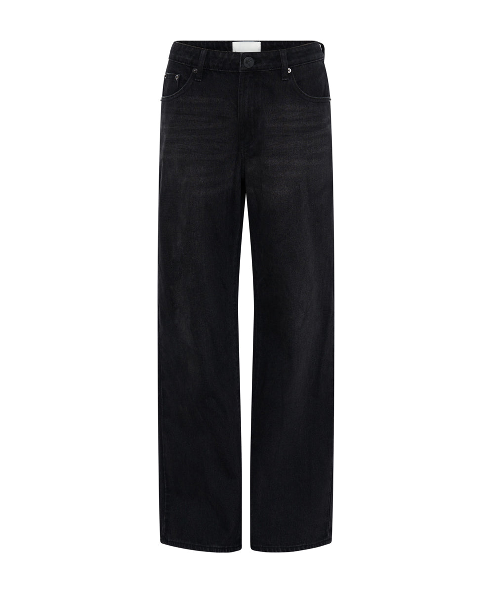 Products BLACK OAK LOW RIDERS LOW WAIST WIDE LEG JEANS