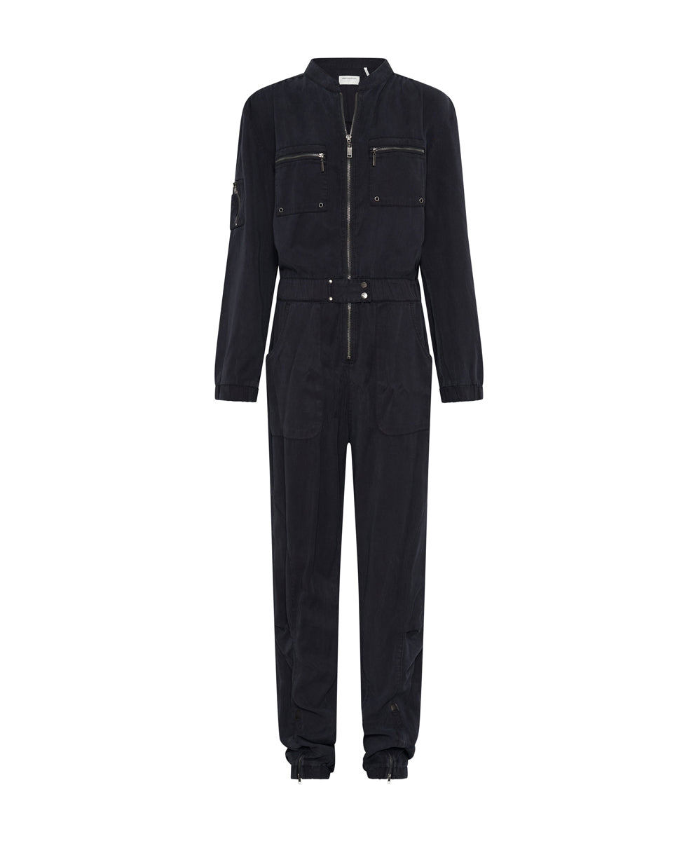 Products CHARCOAL DARK ROMANCE ZIPPED UP JUMPSUIT