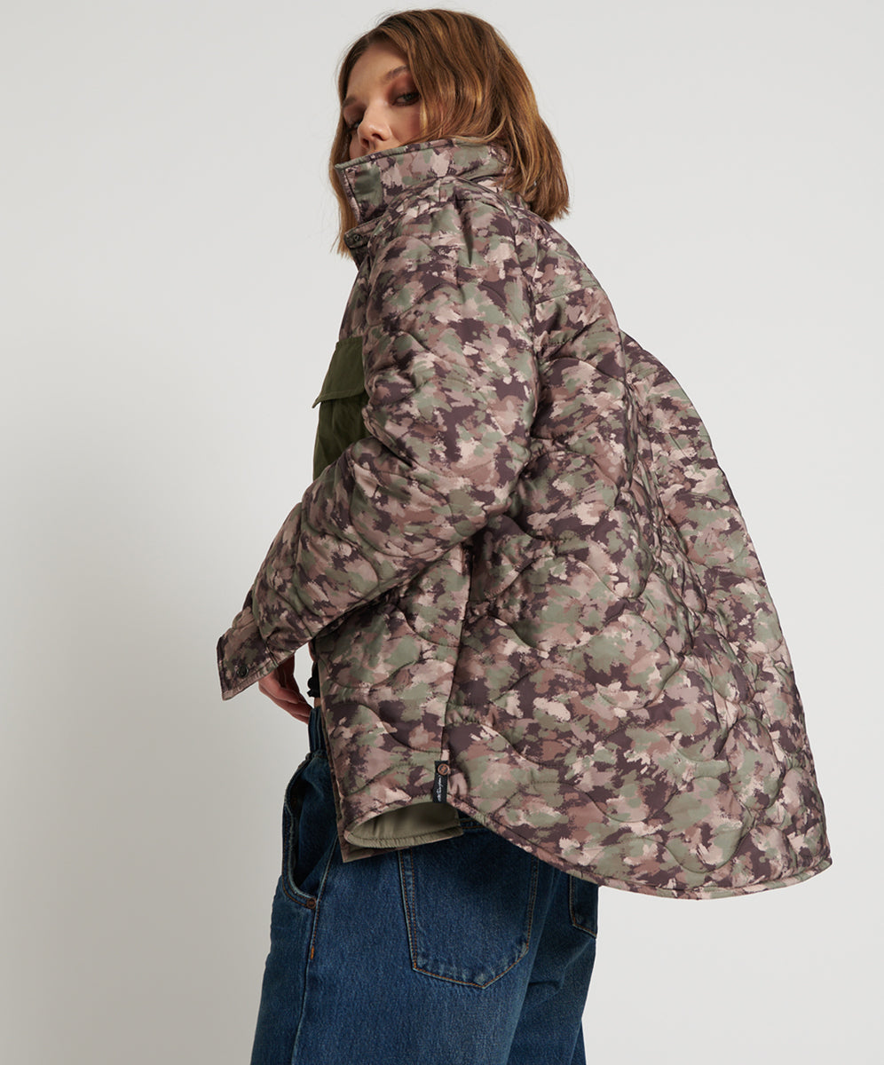 Products CAMO QUILTED JACKET