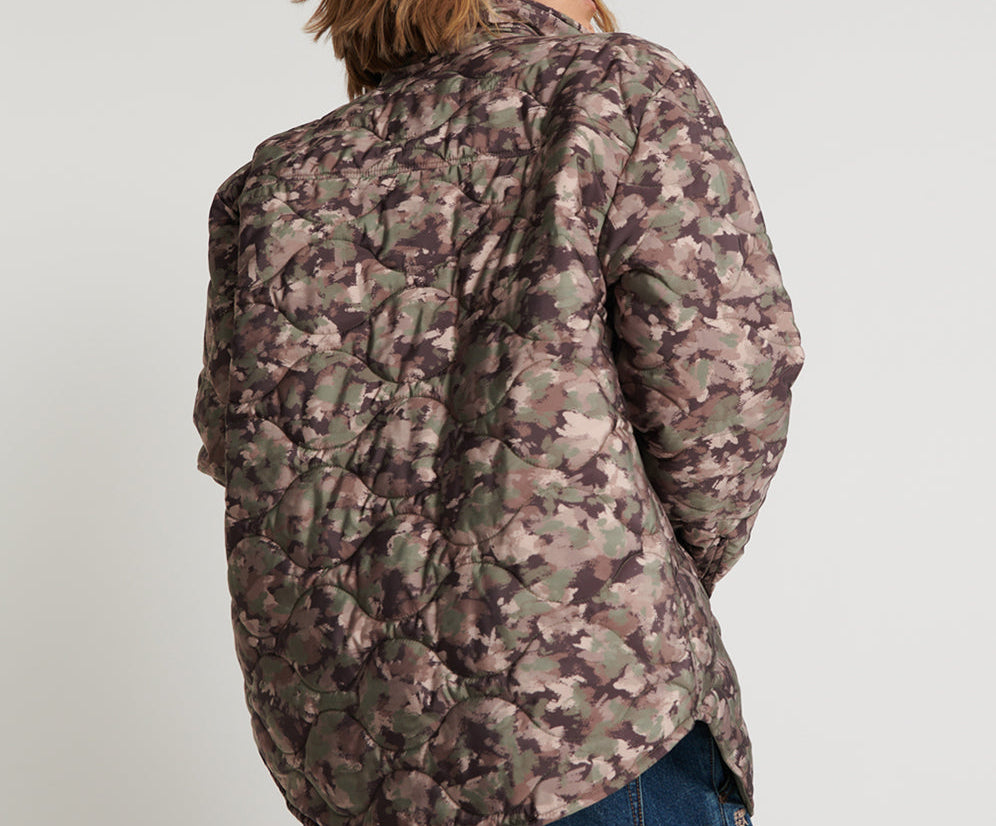 CAMO QUILTED JACKET