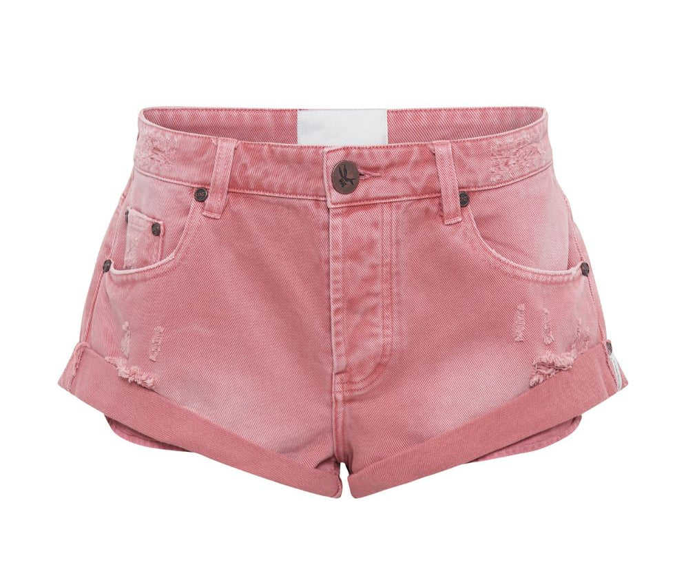 TORMENTED BANDIT LOW WAIST DENIM SHORT