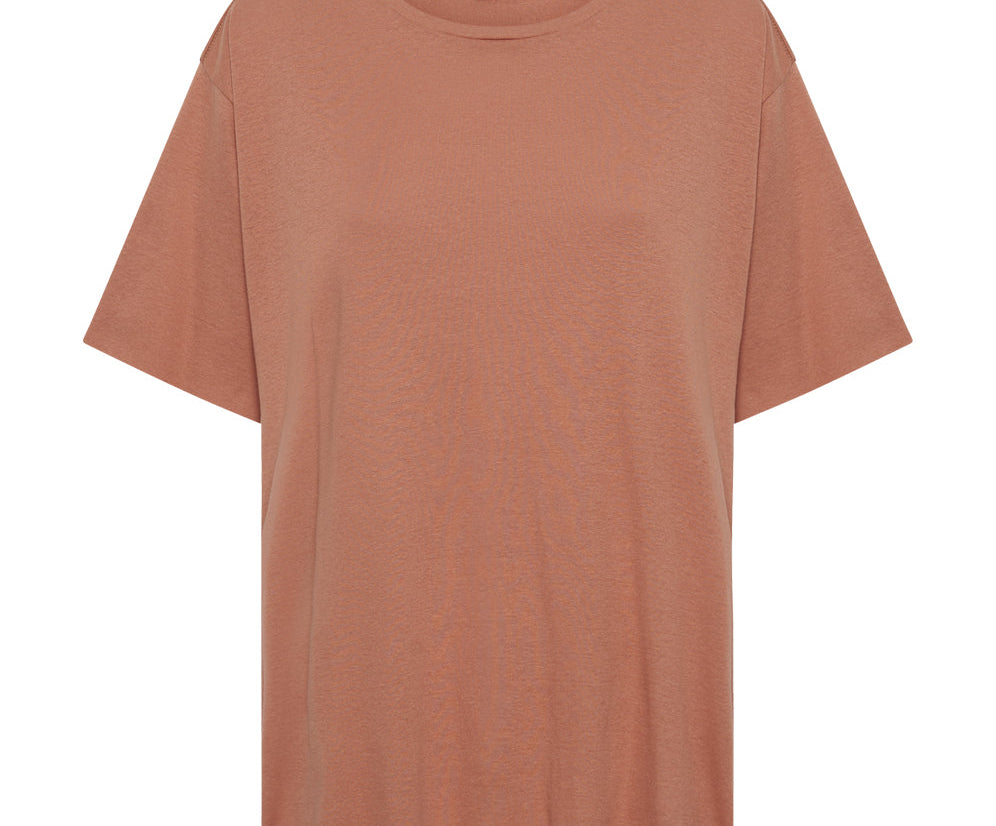TERRACOTTA LUCKY 8 BOYFRIEND TEE