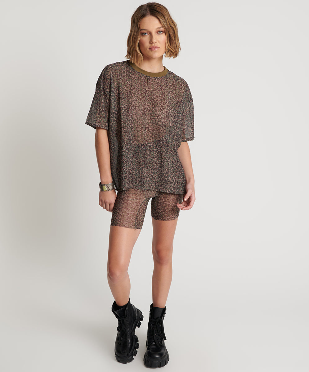 Products Chiffon Tee - Safari Camo