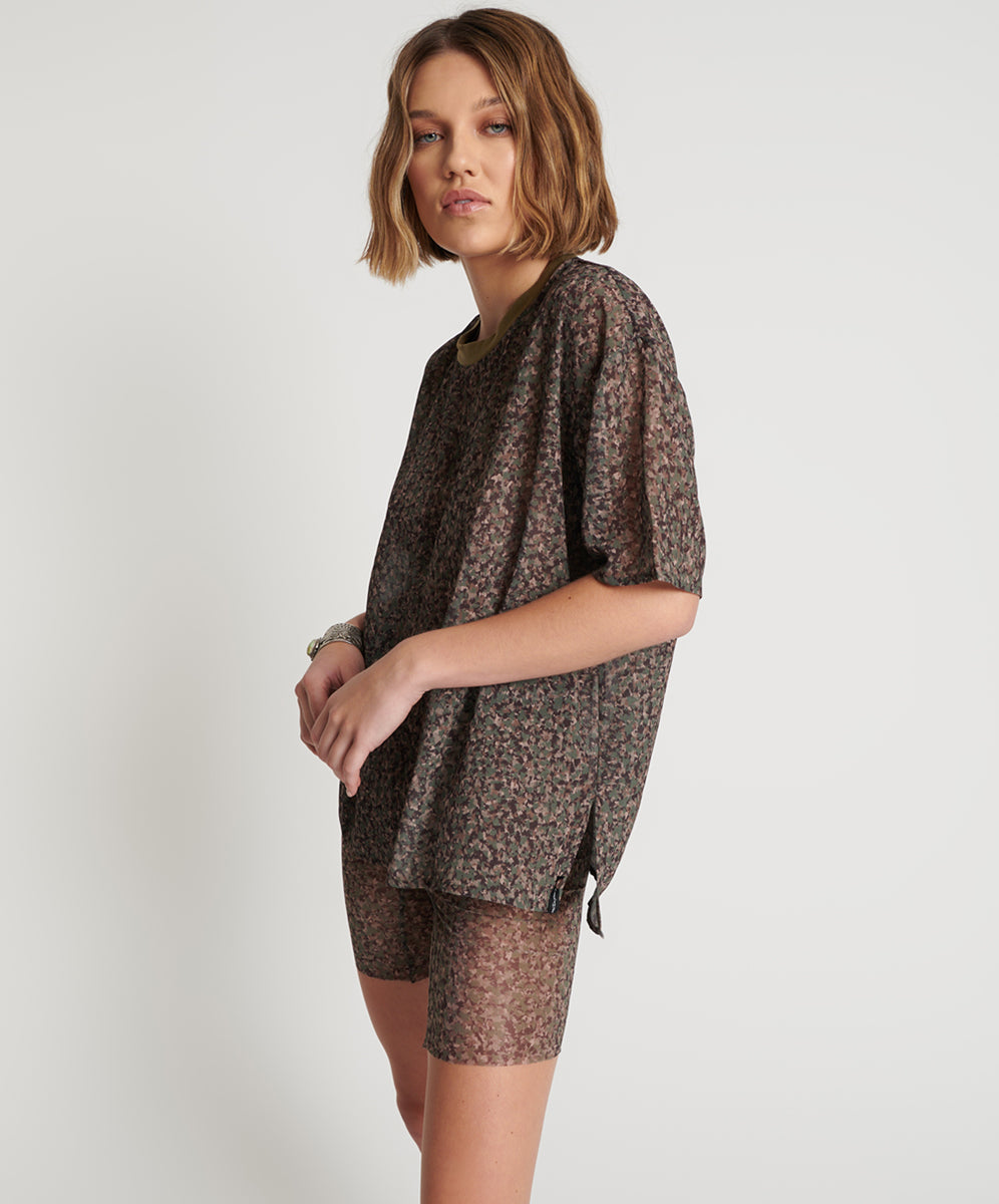 Products Chiffon Tee - Safari Camo
