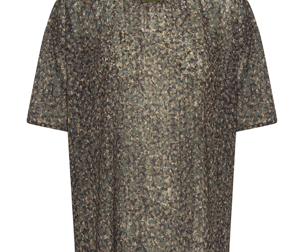 Chiffon Tee - Safari Camo