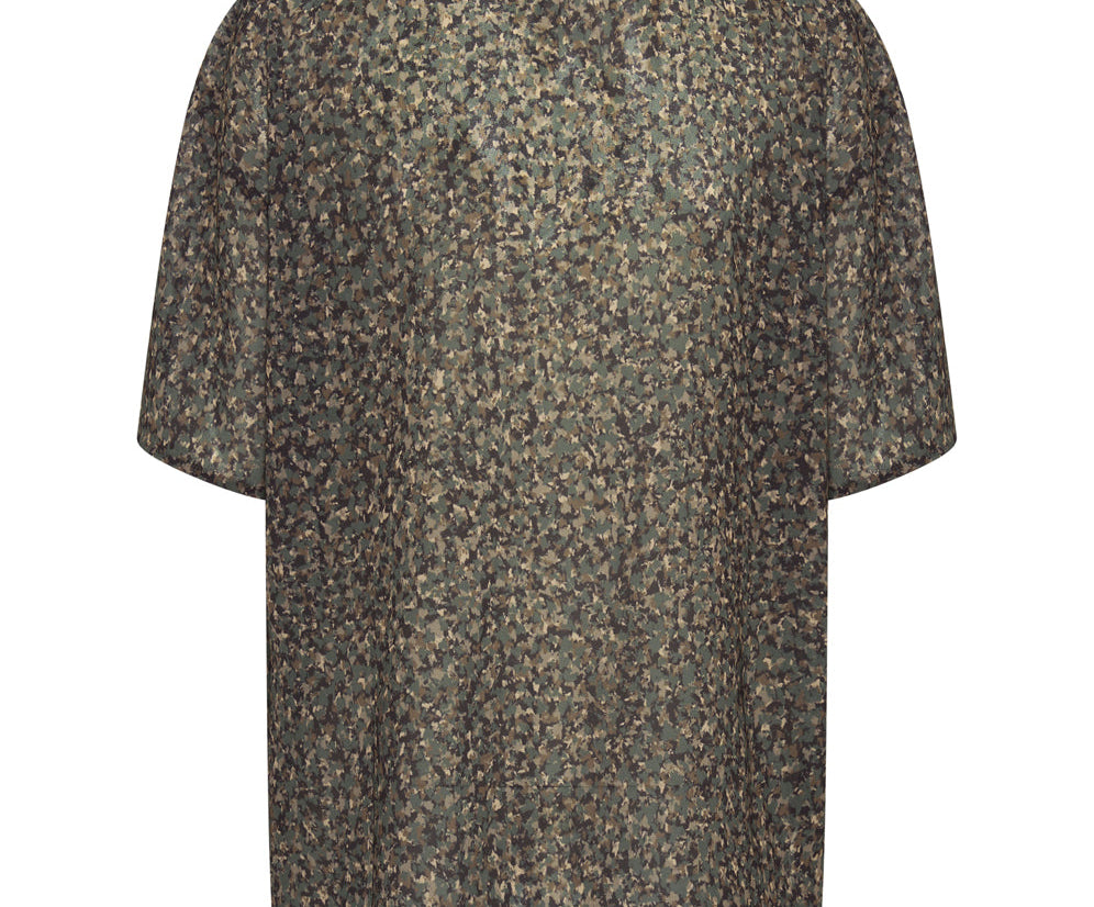 Chiffon Tee - Safari Camo